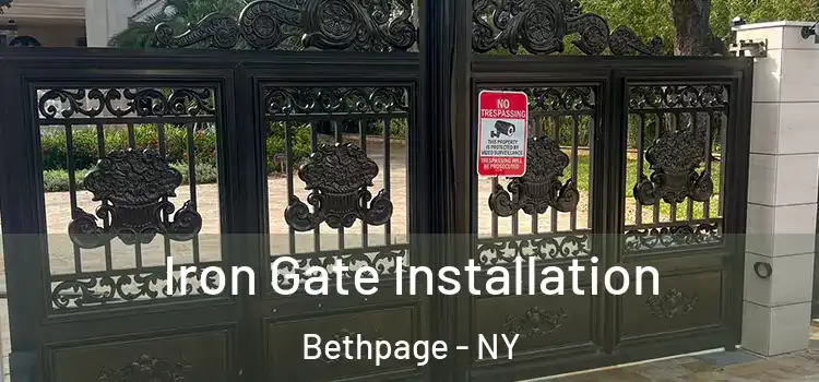 Iron Gate Installation Bethpage - NY